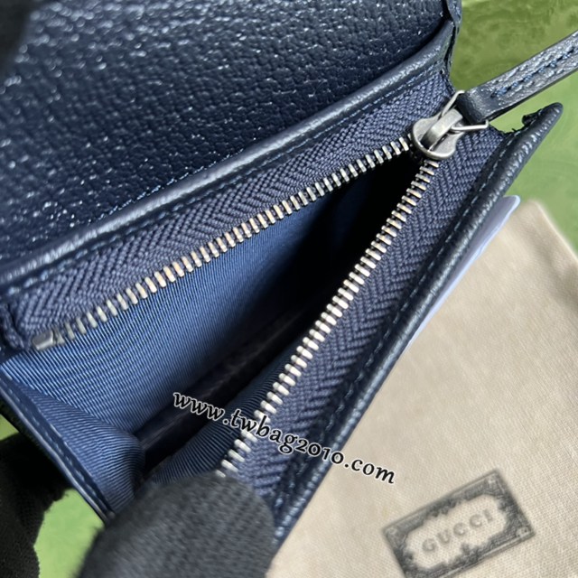 gucci專櫃新款女士短夾 古馳經典的馬銜扣Monogram卡包 jcp1849